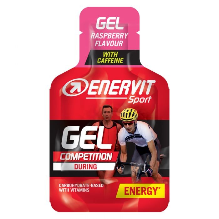 Żel energetyczny ENERVIT SPORT 25ml kofeina malina-26140