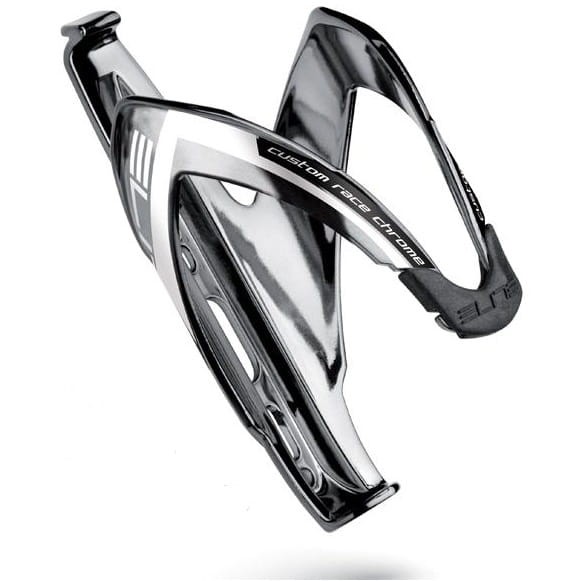 Koszyk bidonu ELITE CUSTOMRACE chromo biały-3564