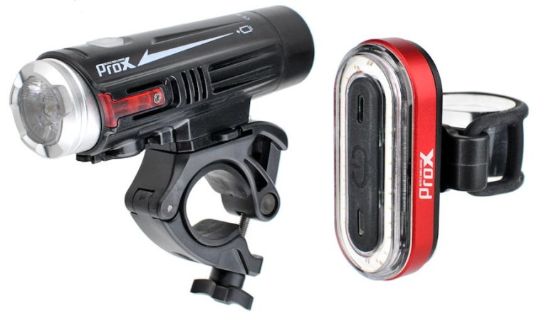 Zestaw lampek Prox Crater 880Lm + Iris  50Lm USB-13967