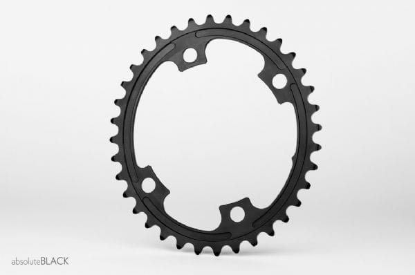 Tarcza ABSOLUTEBLACK SHIMANO R8000 OVAL wew 39z-14630