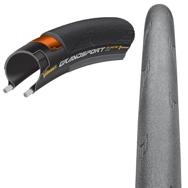 Opona Grand Sport Race 700x25C Czarna Zwijana 250g-16220