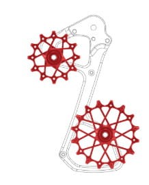 Kółka przerzutki SRAM EAGLE 12rz GARBARUK 12-14T-17748