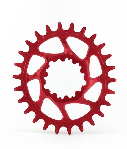 Tarcza GARBARUK SRAM GXP/DUB DM oval 30t boost red-17797
