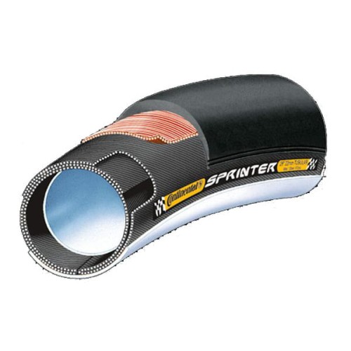 Sprinter Szytka 28x25 gatorskin Czarna 320g-9798