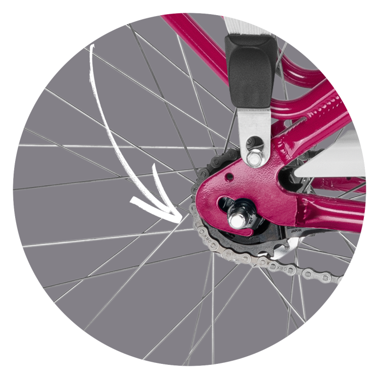 Rower PUKY Skyride 24-7 Alu light white 4864-20045