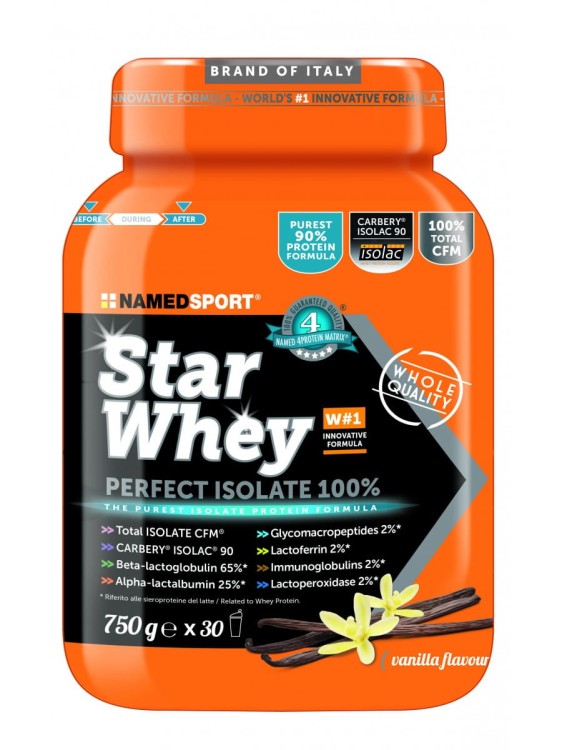 NAMEDSPORT białko STAR WHEY wanilia isolat-20429