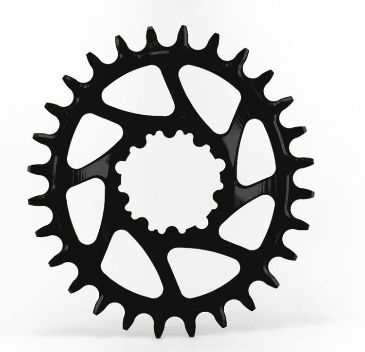 Tarcza GARBARUK SRAM GXP/DUB DM oval 34Tczarna-22155