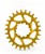 Tarcza GARBARUK SRAM GXP/DUB DM oval 32T złota-22158