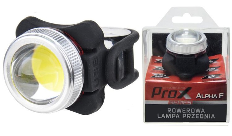Lampka przód ProX Alpha 130Lm-22582
