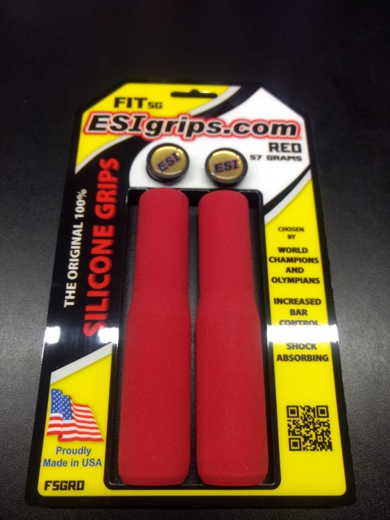 Chwyty Esi Grips FIT SG Czerwone-22908