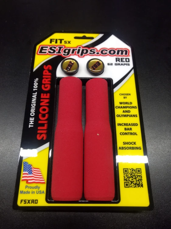 Chwyty Esi Grips FIT SX Czerwone-22903