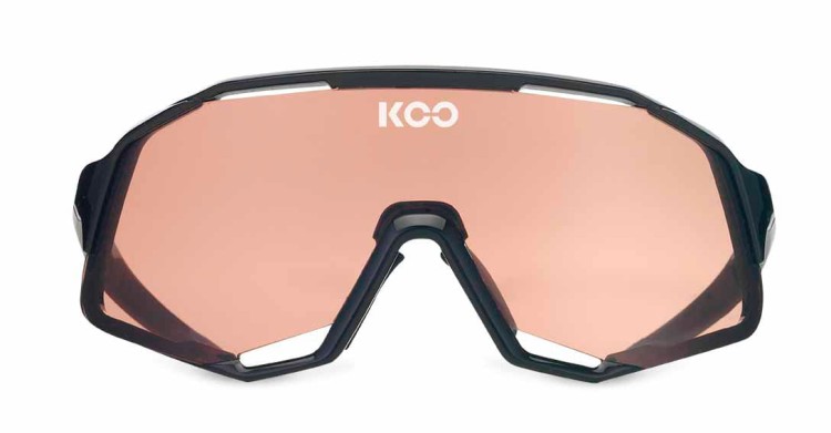 Okulary Koo Demos Black Rose Pink Lenses-22830