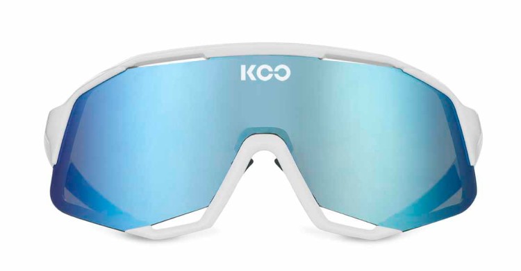 Okulary Koo Demos White Turquoise Lenses-22836