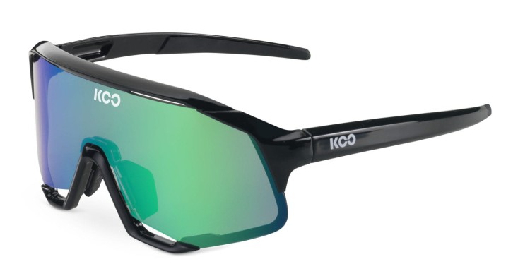 Okulary Koo Demos Black Green Mirror Lenses-22837
