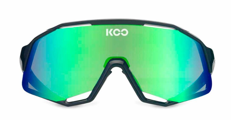Okulary Koo Demos Black Green Mirror Lenses-22839