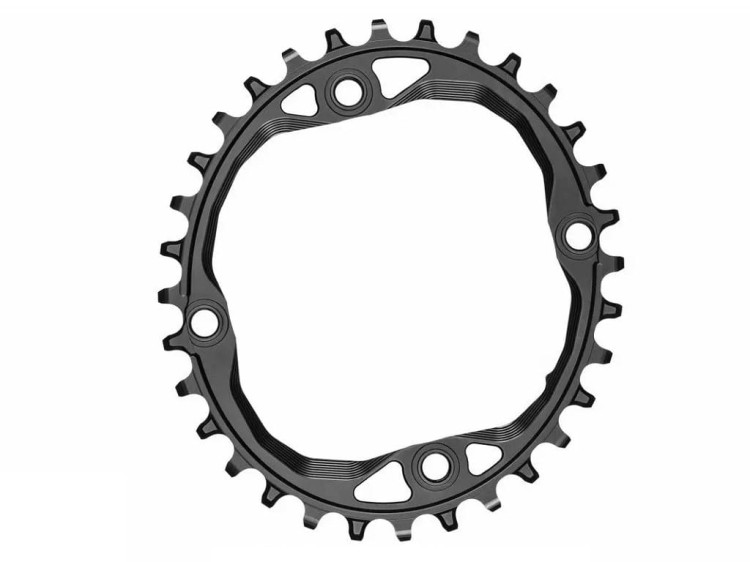 Tarcza Absoluteblack Oval 104mm Shimano HG+12s 34T-22943