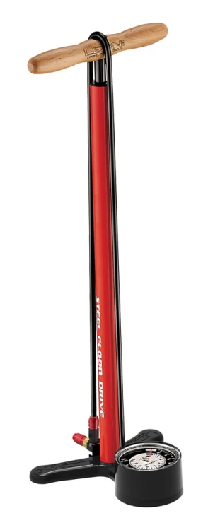 Pompka LEZYNE Steel Floor Drive ABS-1 Pro czerwona-23379