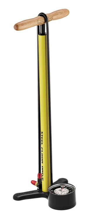 Pompka LEZYNE Steel Floor Drive ABS-1 Pro żółta-23383
