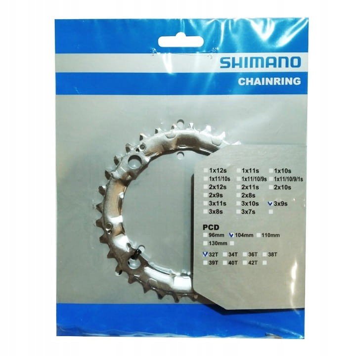 Tarcza SHIMANO FC-M510 32T 3x9 srebrna-23450