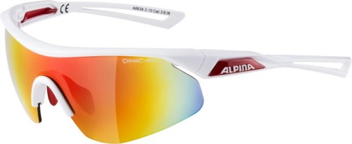 Okulary ALPINA Nylos shield kolor white red-23477