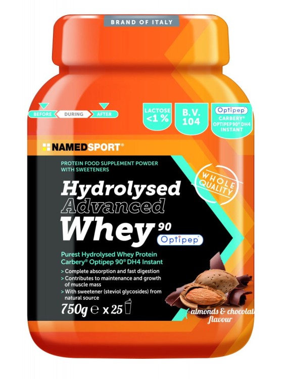NAMEDSPORT Hydrolysed białka Whey 90 migdał 750 g -24458