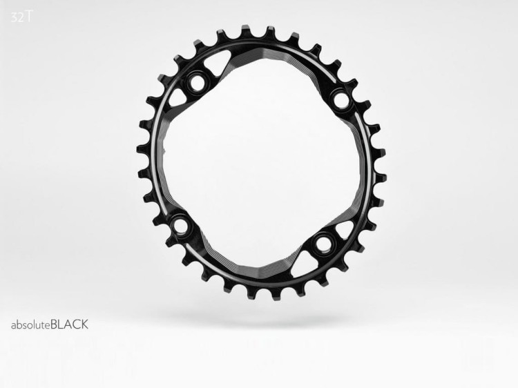 Tarcza ABSOLUTEBLACK shimano 104BCD oval 34T-11635