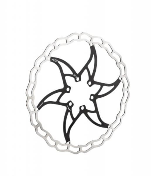 Tarcza hamulca 160mm 6śr ACCENT AIRPLANE czarna-6226