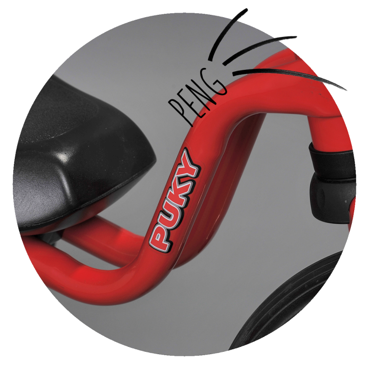 Rower trójkołowy PUKY FITSCH czerwony 2513 5lat gw-21270