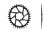 Tarcza GARBARUK SRAM GXP/DUB DM oval 30t czarna-26839
