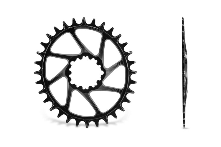 Tarcza GARBARUK SRAM GXP/DUB DM oval 30t czarna-26839