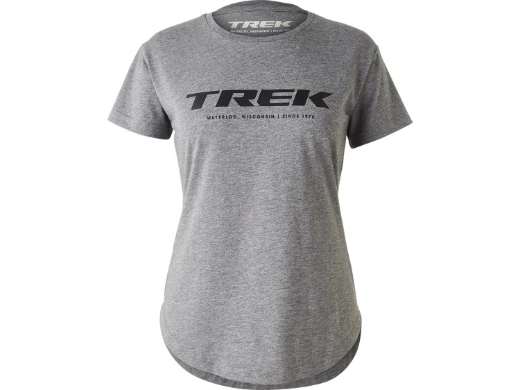 Koszulka damska Trek Origin logo szara-26986