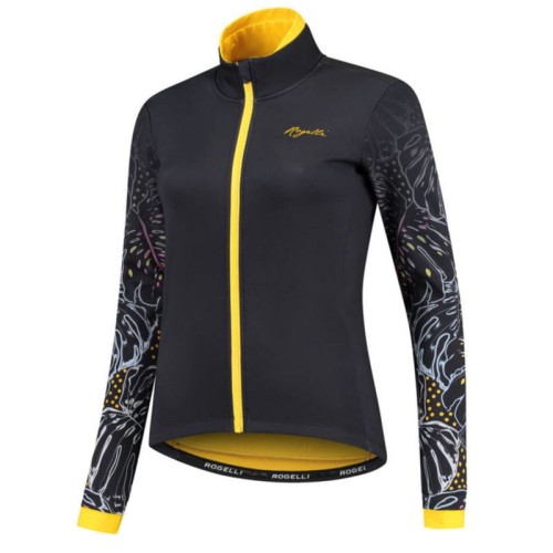 Kurtka rowerowa Rogelli VIVID czarno złota-28189