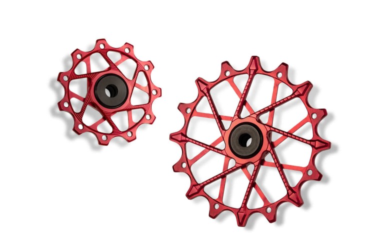 Kółka przerzutki Shimano 11rz GARBARUK 11-16T red-28235
