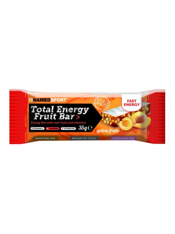 Baton energetyczny NAMEDSPORT fruit bar 35gr żółt-19328