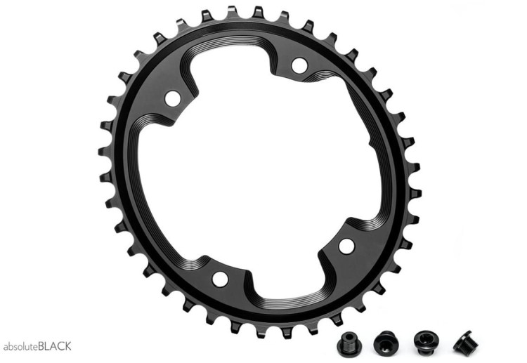 Tarcza ABSOLUTEBLACK CX 1x 110BCD SHIMANO oval 42T-25220