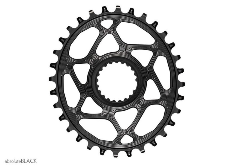 Tarcza ABSOLUTEBLACK SHIMANO XTR XT SLX DM oval 34-15639