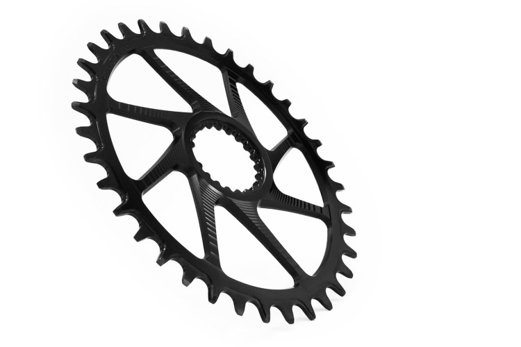 Tarcza GARBARUK shimano M7100 M8100 oval 32t srebr-23158