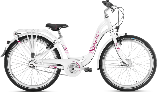 Rower PUKY Skyride 24-7 Alu light white 4864-20043