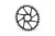 Tarcza GARBARUK GXP Road CX Oval 42T czarna-28761