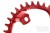 Tarcza GARBARUK shimano GRX Round 40T czerwona-28776