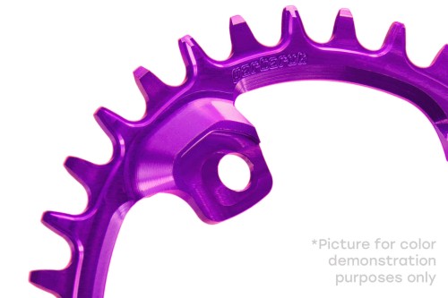 Tarcza GARBARUK shimano GRX Round 40T fiolet-28779