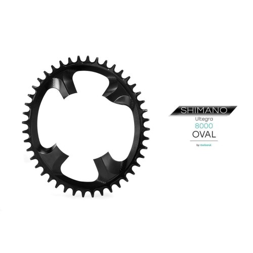 Tarcza GARBARUK shimano M8000 oval 40T czarna-29075