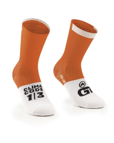 Skarpetki ASSOS GT C2 Droid Orange-29246