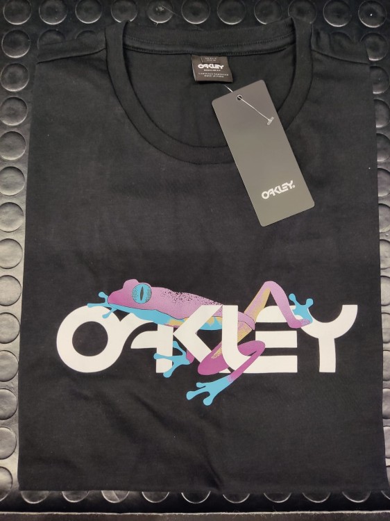 Koszulka OAKLEY Retro FROG B1B TEE czarna-29410