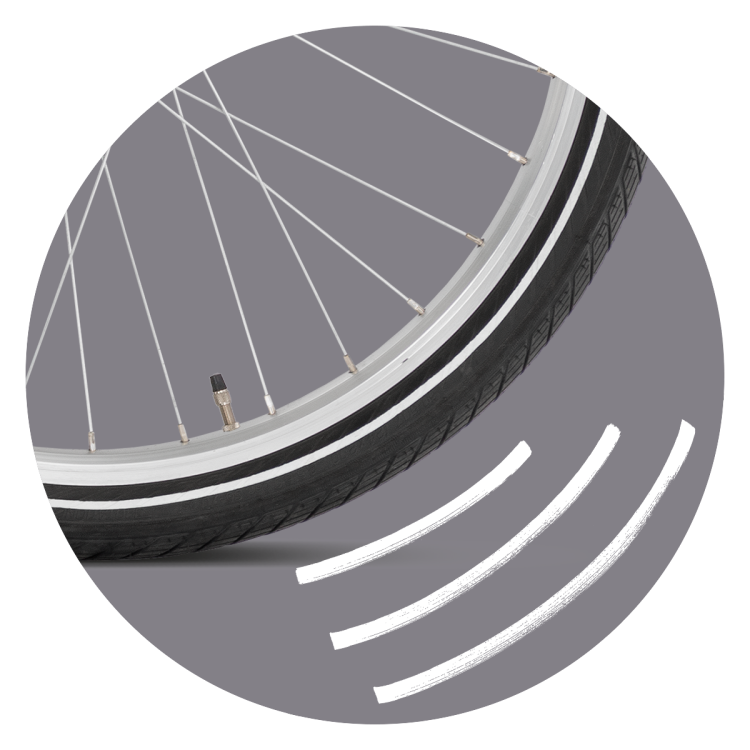 Rower PUKY Skyride 24-8 Alu light white 4917-29921