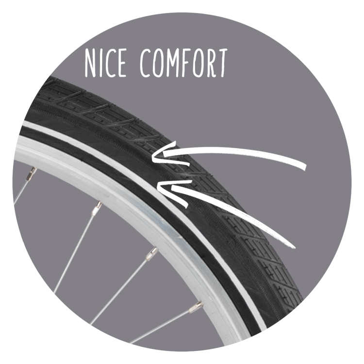Rower PUKY Skyride 24-8 Alu light white 4917-29922