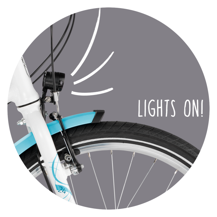 Rower PUKY Skyride 24-8 Alu light white 4917-29923