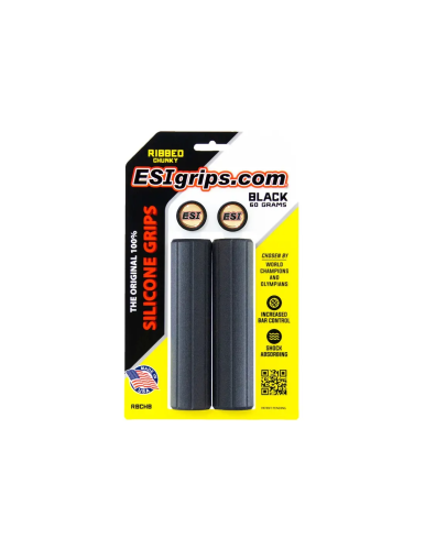 Chwyty Esi Grips - Chunky ribbed czarne-30019