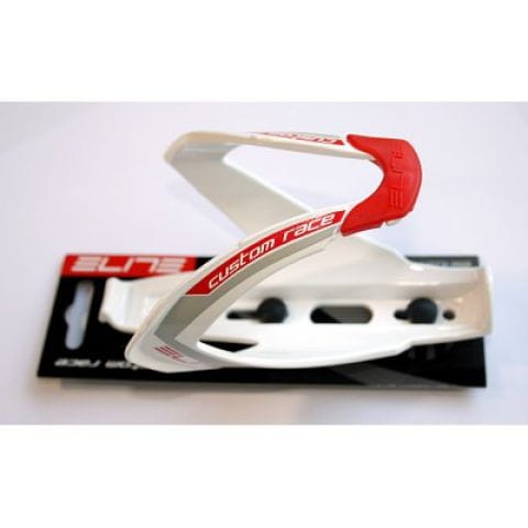 Koszyk bidonu ELITE CUSTOMRACE biało czerwony-1796
