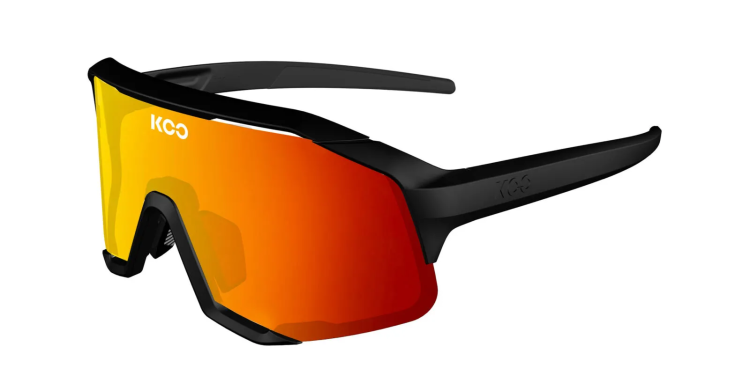 Okulary Koo Demos czarny Mat czerwone-30334